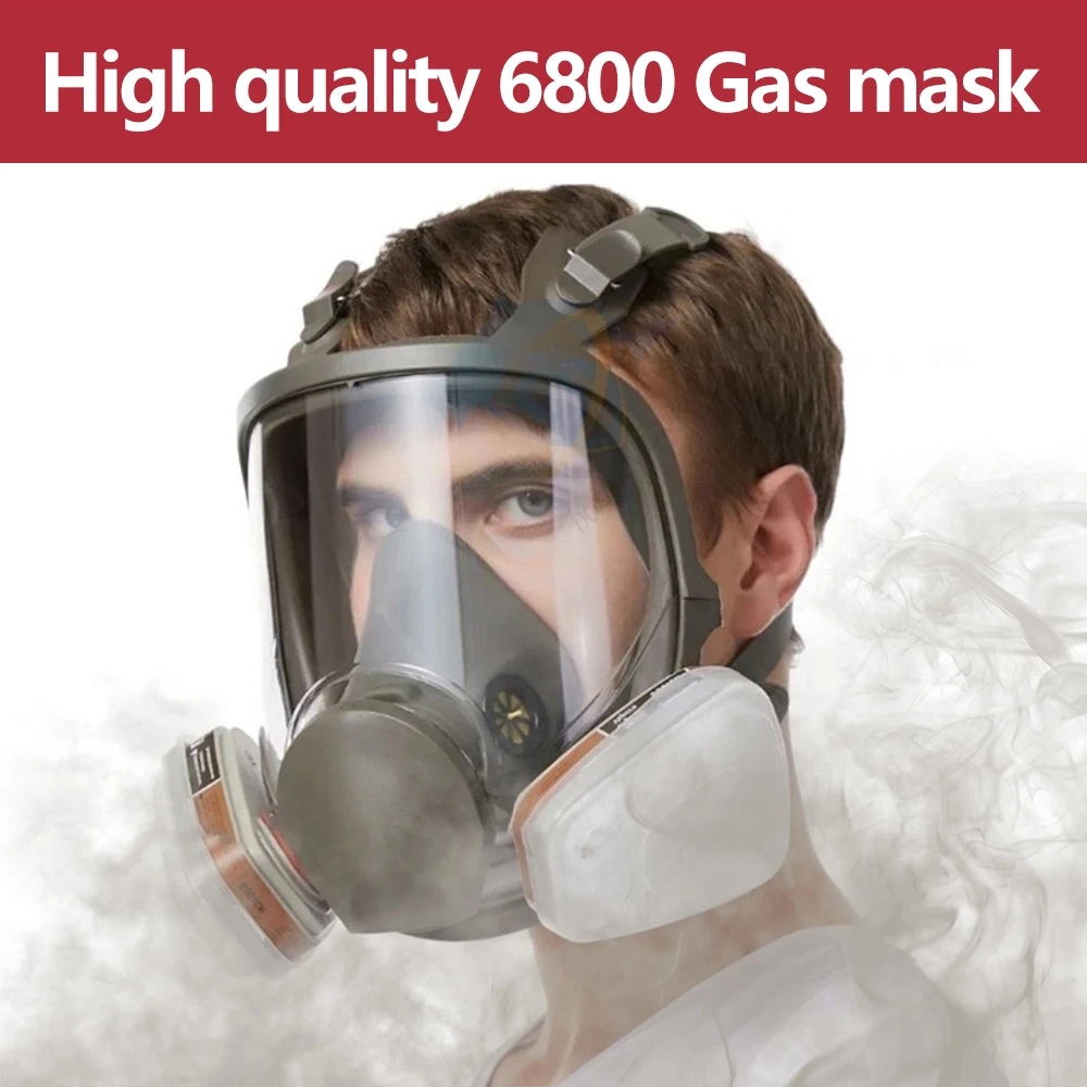 6800 Anti-Fog Gasmasker Indust - Dust Mask Construction recensie en prijs