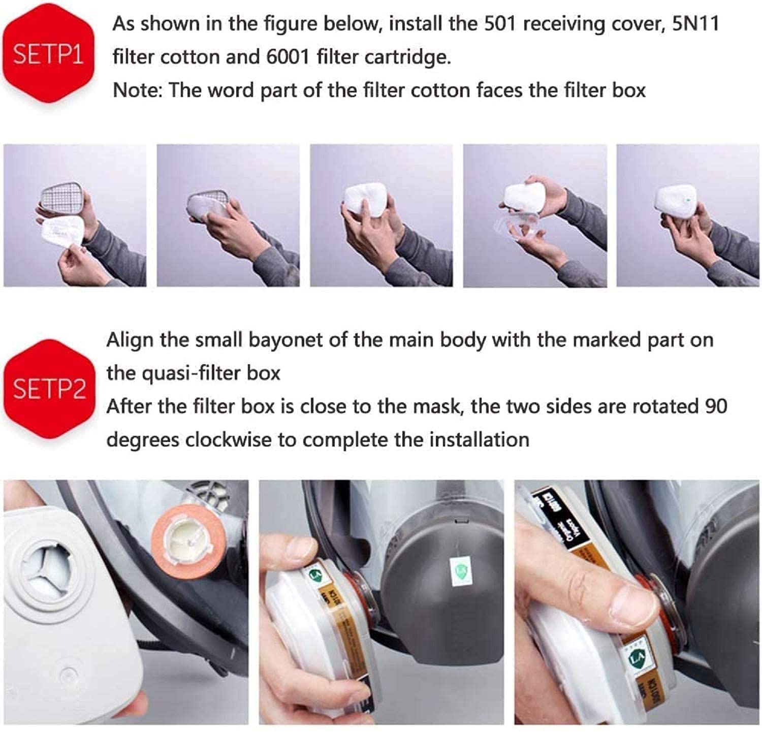 27in1 6200 Half Gezicht Stof G - Dust Mask Construction recensie en prijs