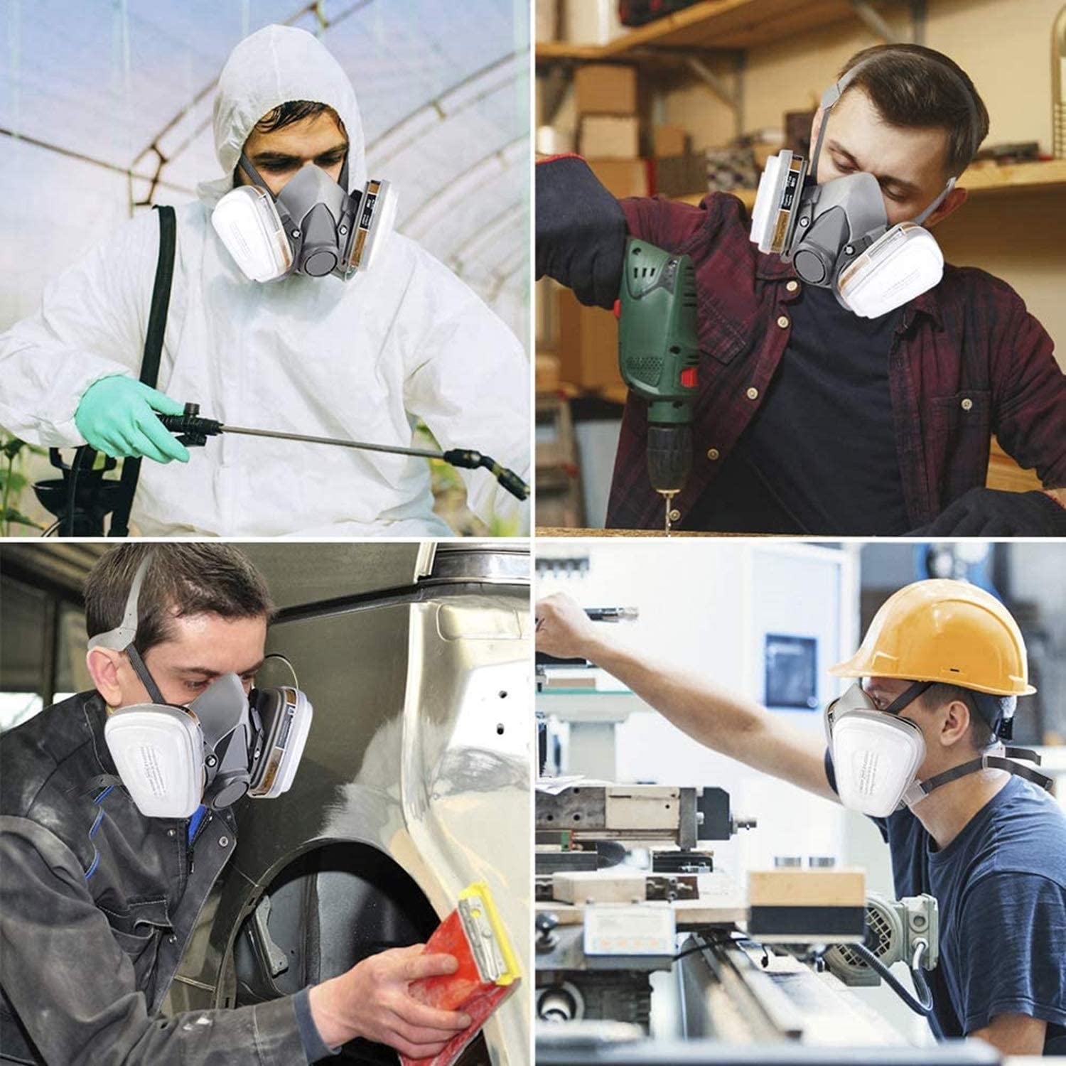 27in1 6200 Half Gezicht Stof G - Dust Mask Construction recensie en prijs
