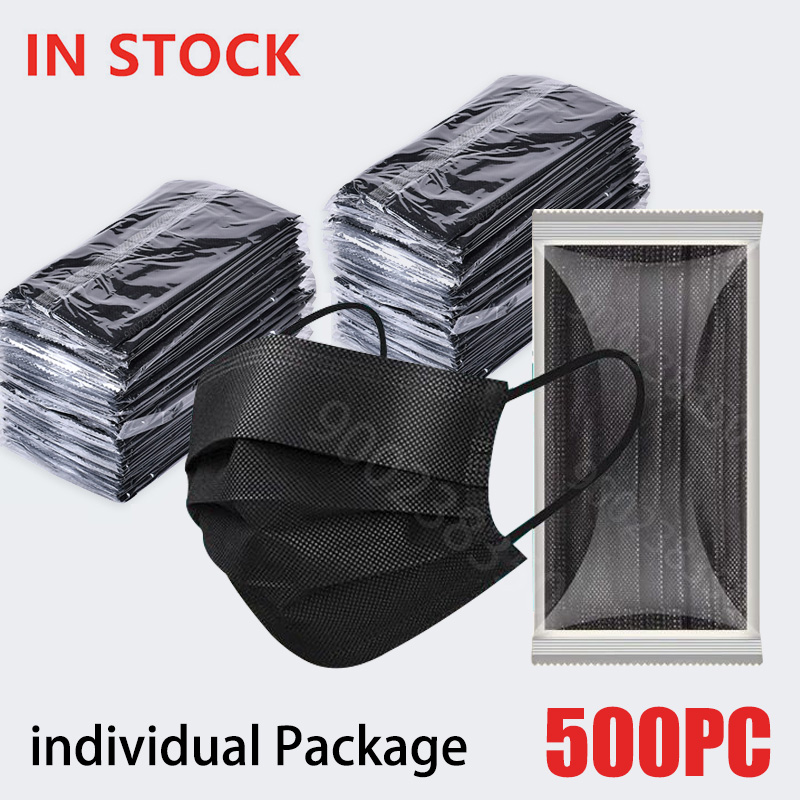 50-500 stuks zwarte, gecertifi - Disposable Surgical Mask recensie en prijs